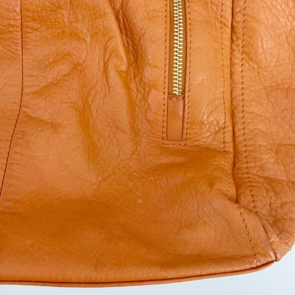 B. Makowsky Dunaway Glove Leather Tote Nutmeg Leather Hobo Shoulder Bag Gift - Picture 7 of 16